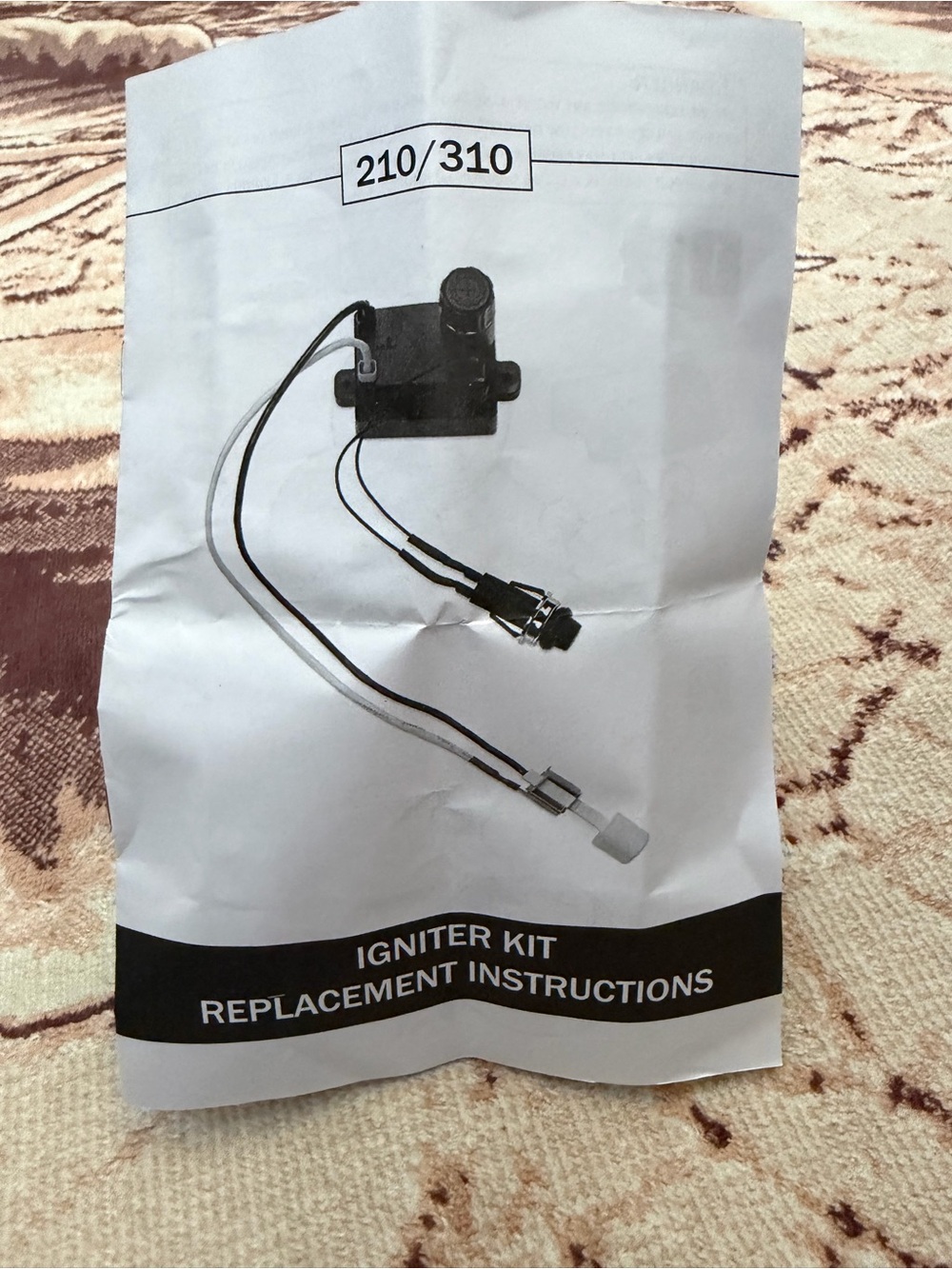 Weber Genesis II 210/310 Igniter Replacement Kit (Model DI.5P / File No: 303460) - Picture 7 of 11
